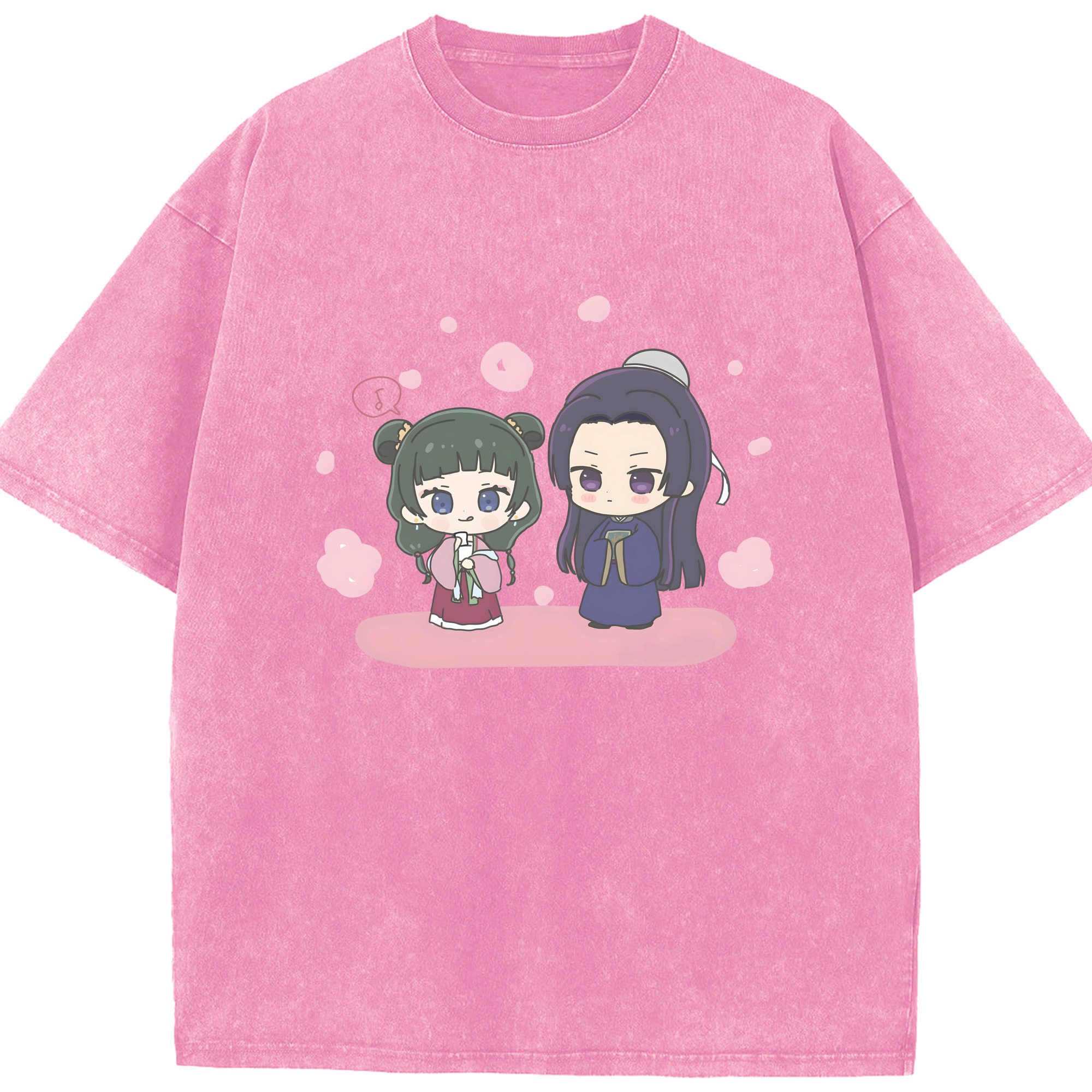 （画像用） 薬屋のひとりごと The Apothecary Diaries 綿100% ヴィンテージ風 半袖Tシャツ（フロントプリント）